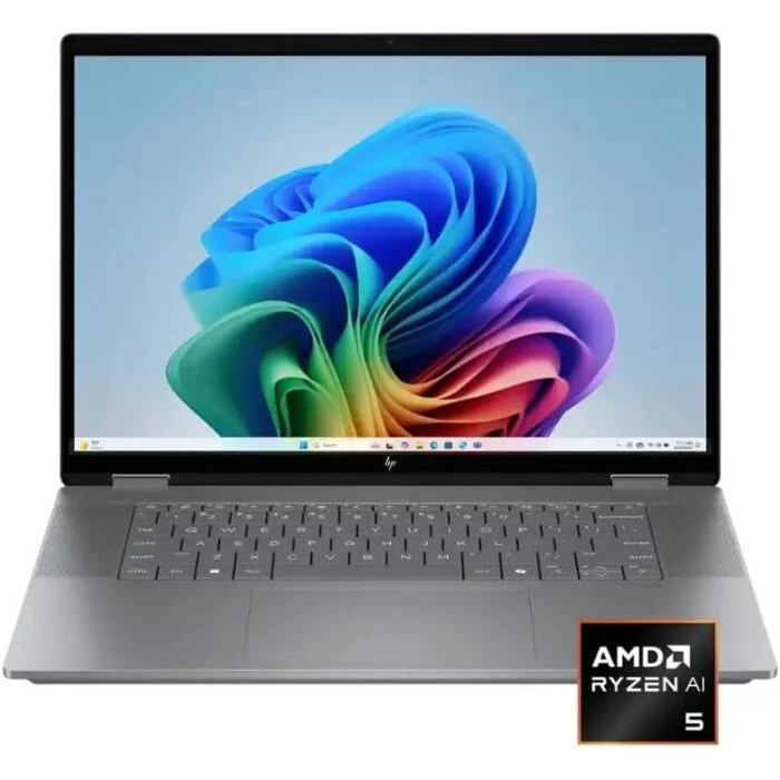 HP Omnibook X Flip 16 AR0013DX - AMD Ryzen™ AI 5 340 Processor 16-GB 512-GB SSD AMD Radeon 840M Graphics 16" 2k 1200p IPS x360 Touchscreen Convertible Display Backlit KB DTS:X® Ultra Audio W11 (Meteor Silver, NEW) - Image 3