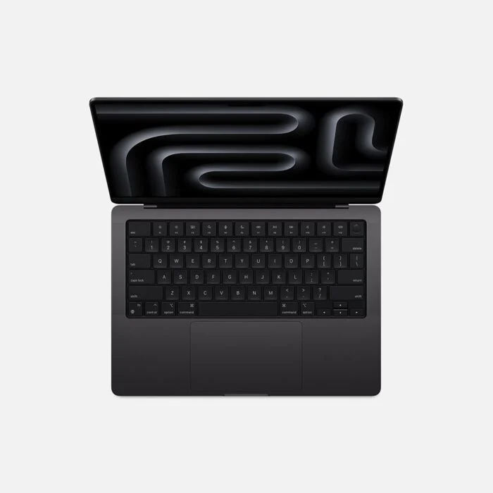 Apple Macbook Pro 14 MRX33 - Apple M3 Pro Chip 11-Core CPU 14-Core GPU 18-GB 512-GB SSD 14" Liquid Retina XDR Screen Display Backlit Magic KB Touch ID & Force Touch TrackPad (Space Black, 2023, Used) - Image 2